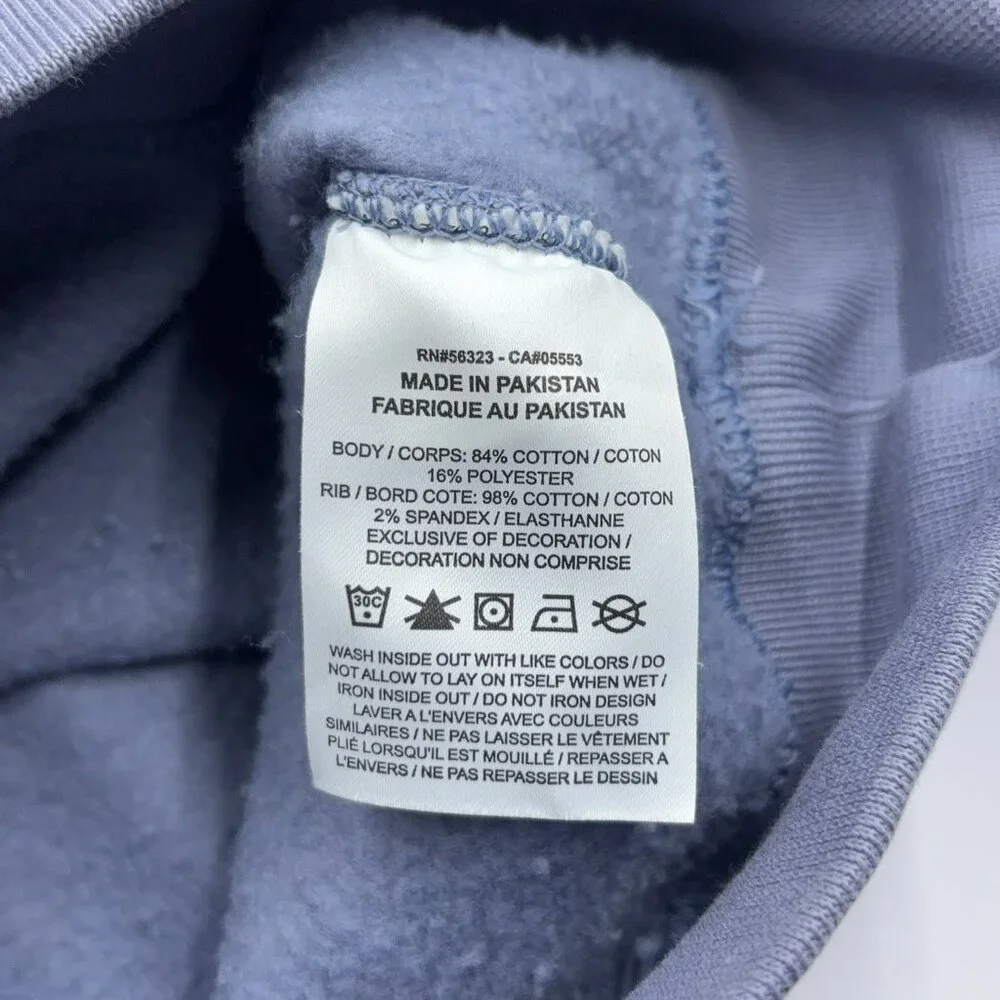 Nike Men's Sweatshirt Solo Swoosh Fleece Crewneck Blue - Size XL - Picture 6 of 9